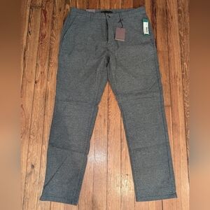 NWT Fairlane & Sons Flannel Tapered Pants Charcoal Gray